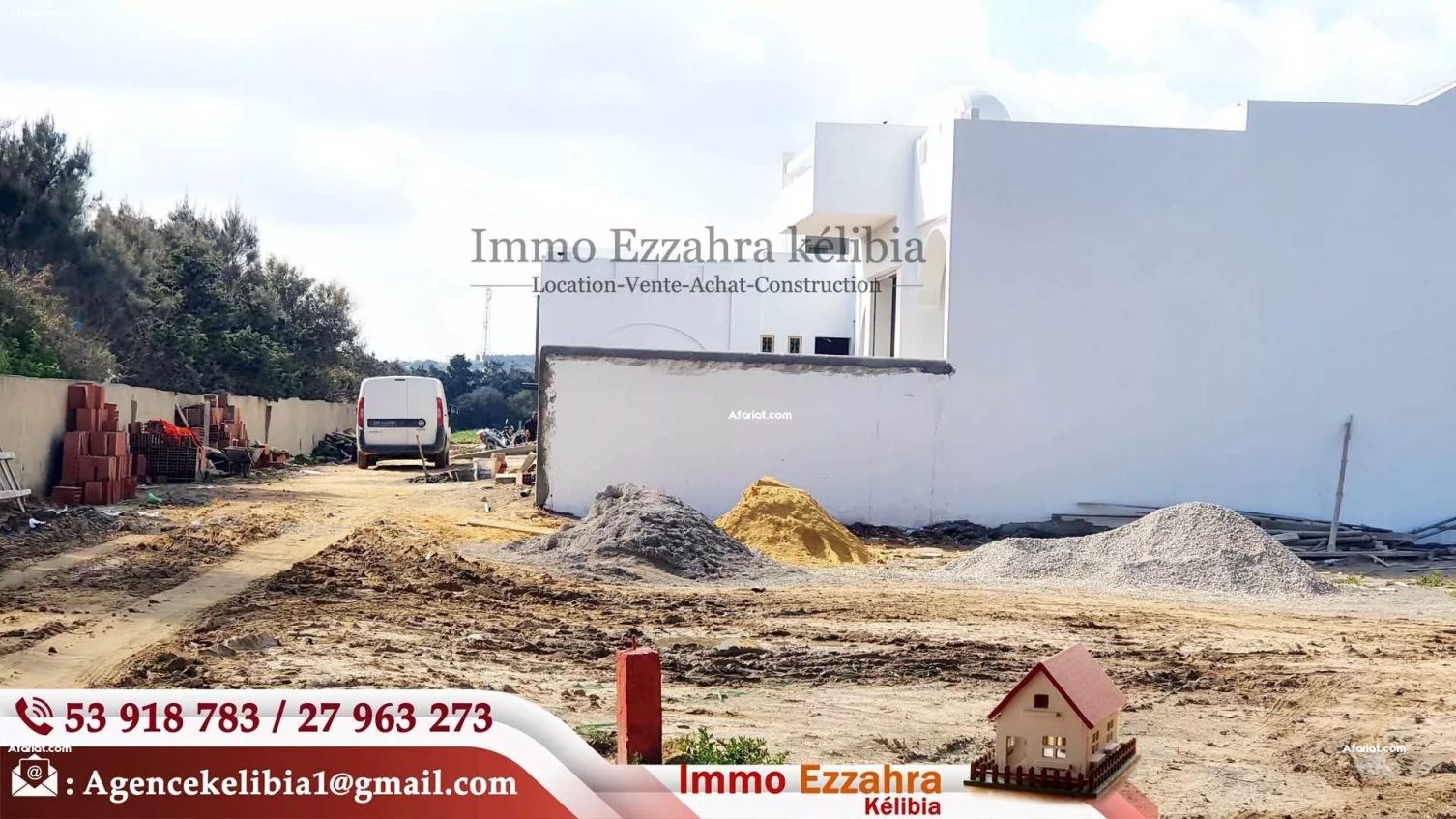 Un Nouveau Terrain de 302 m2 à Ezzahra Hammem El Ghzèz