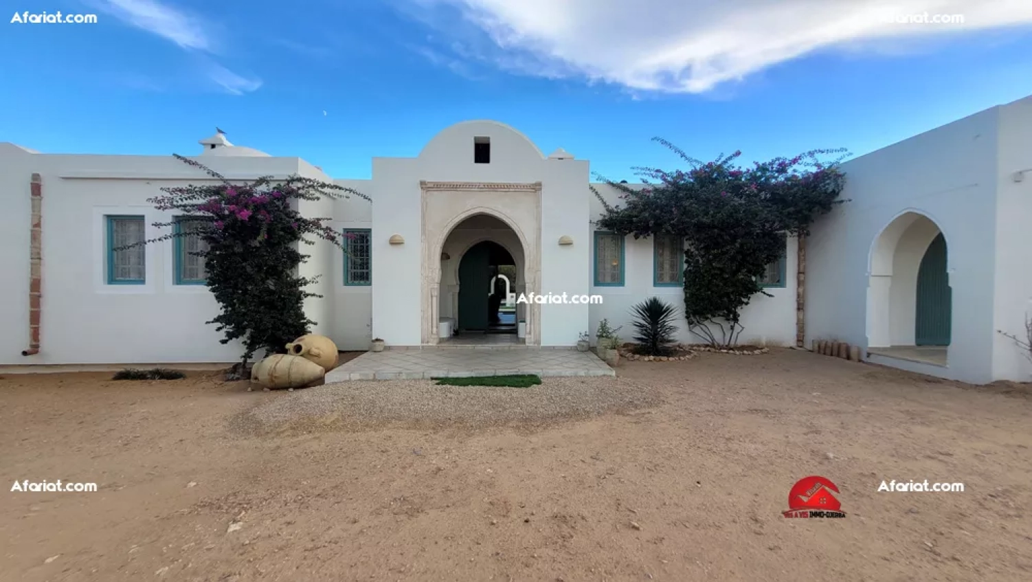 Vente maison djerbienne avec piscine à arkou djerba – réf v602 v