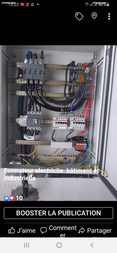 Soutretance maintenance electrique | afariat.com