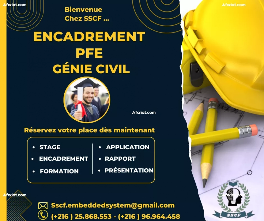 Encadrement pfe 2023 génie civil