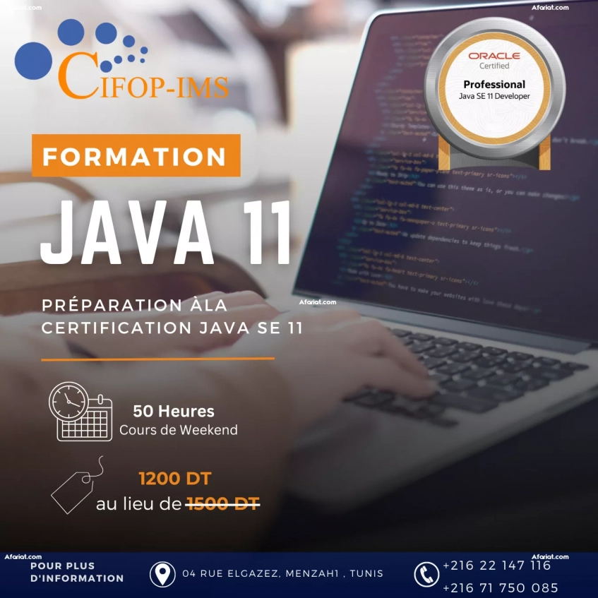 Formation java se 11 | afariat.com