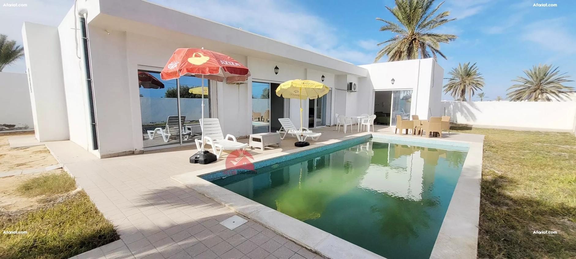 Location villa avec piscine à temlel midoun – réf l744
