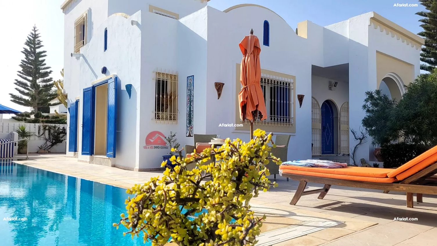 A vendre en zone touristique belle villa avec piscine – réf v623