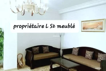 propriétaire L Apt S2 meublé excellent pr étranger