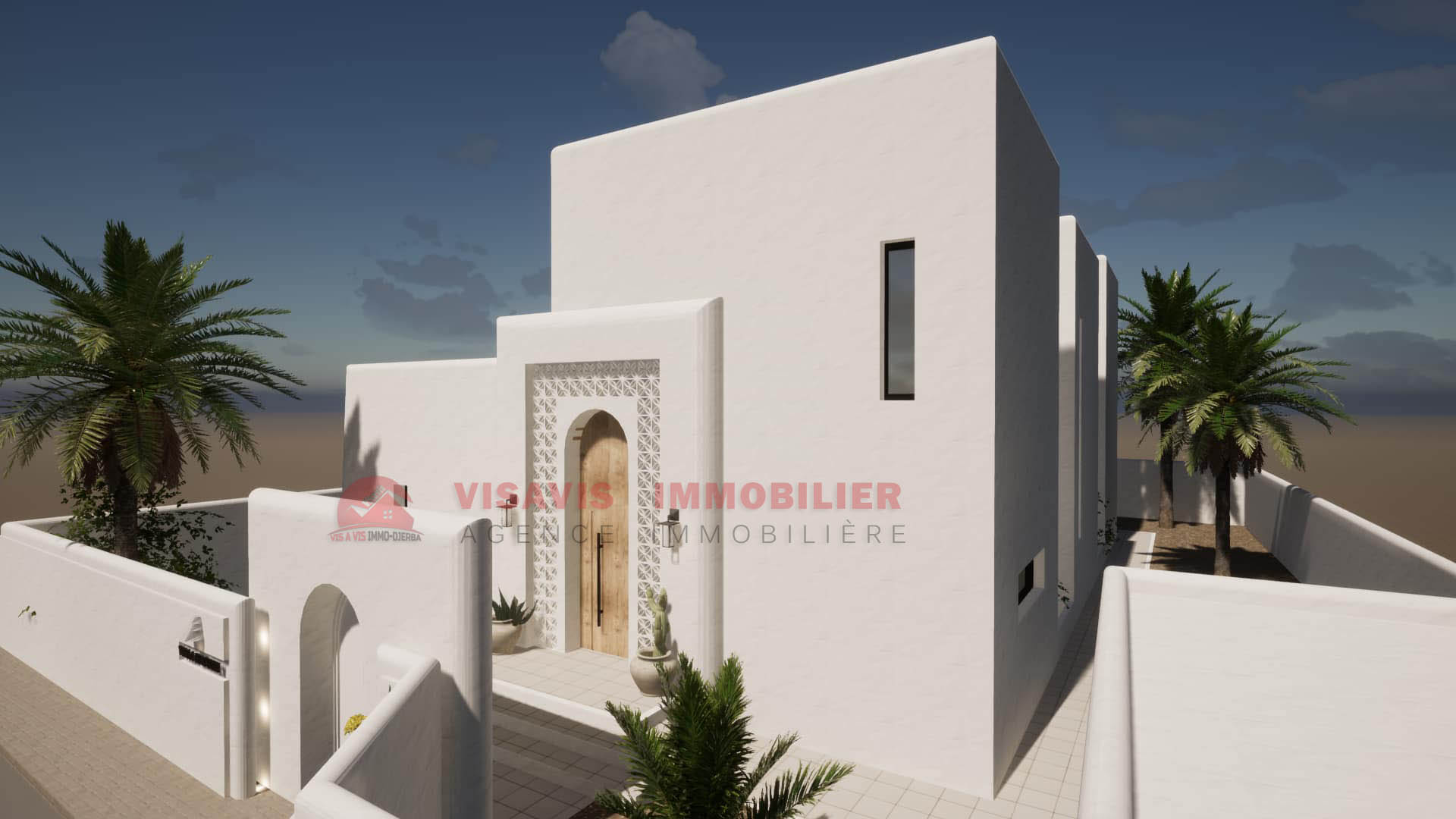 CONSTRUCTION CLÉ EN MAIN – VILLA AVEC PISCINE ZU DJERBA – RÉF P691